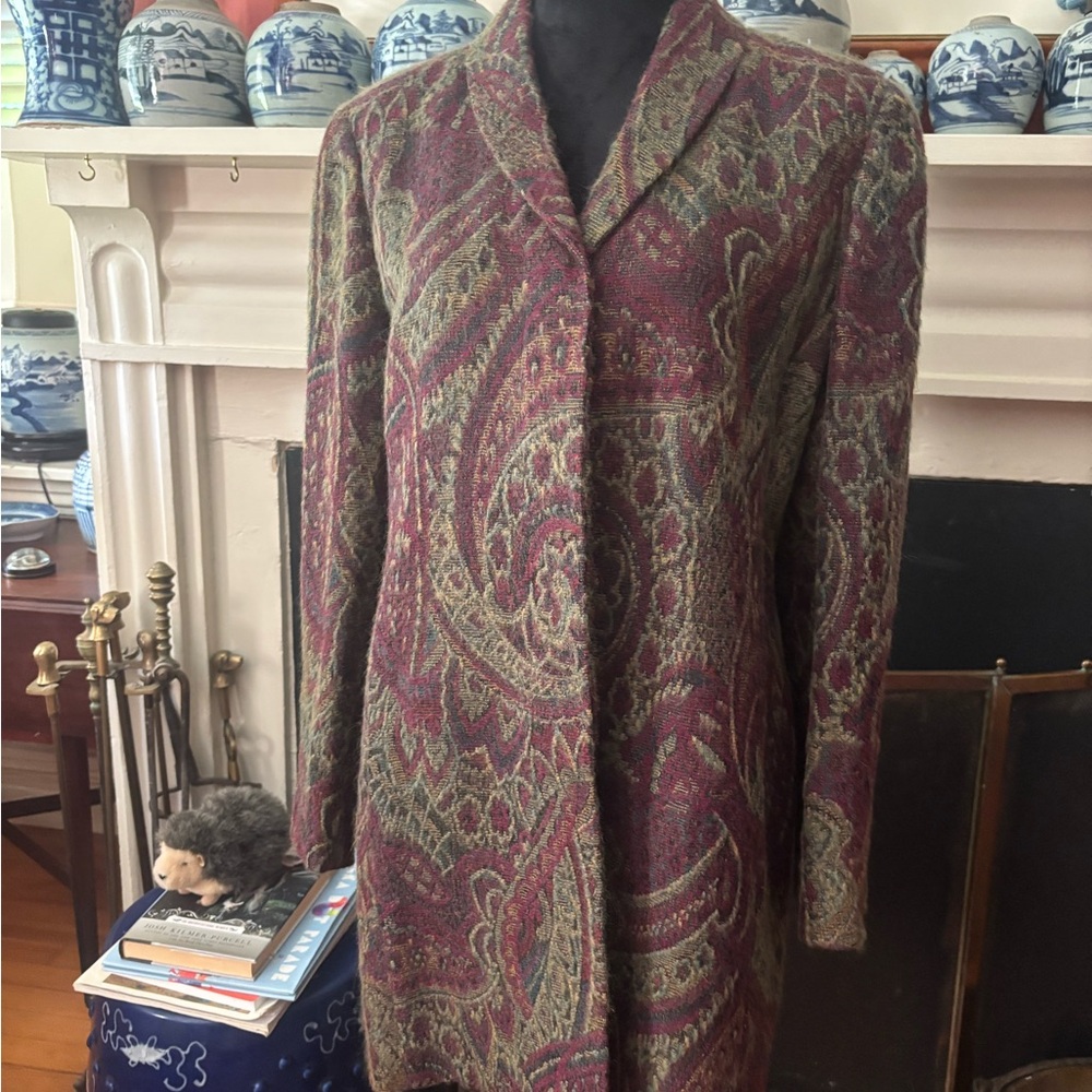 Carlisle Multicolor Paisley Blazer
